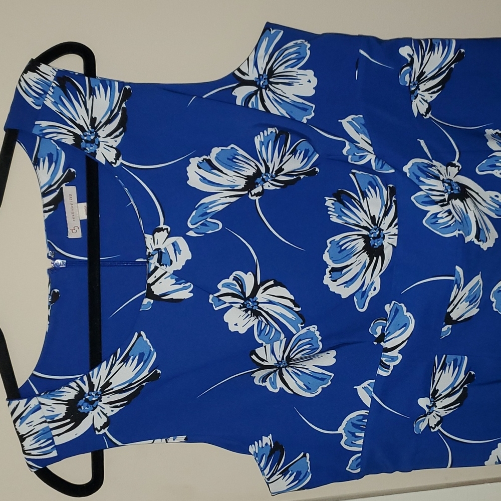 Blue Flower Dress - Picture 2 of 5